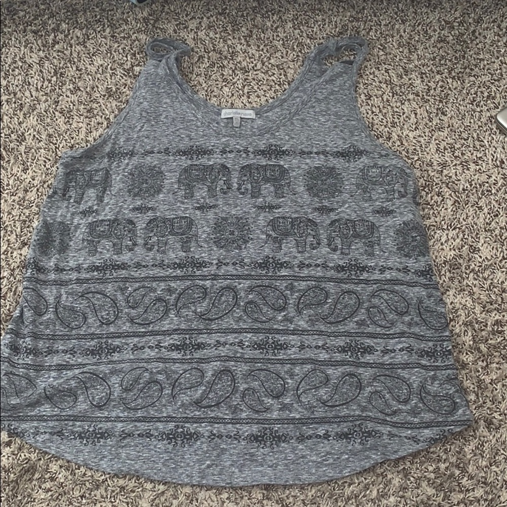 Charlotte Russe Elephant design tank top, XL